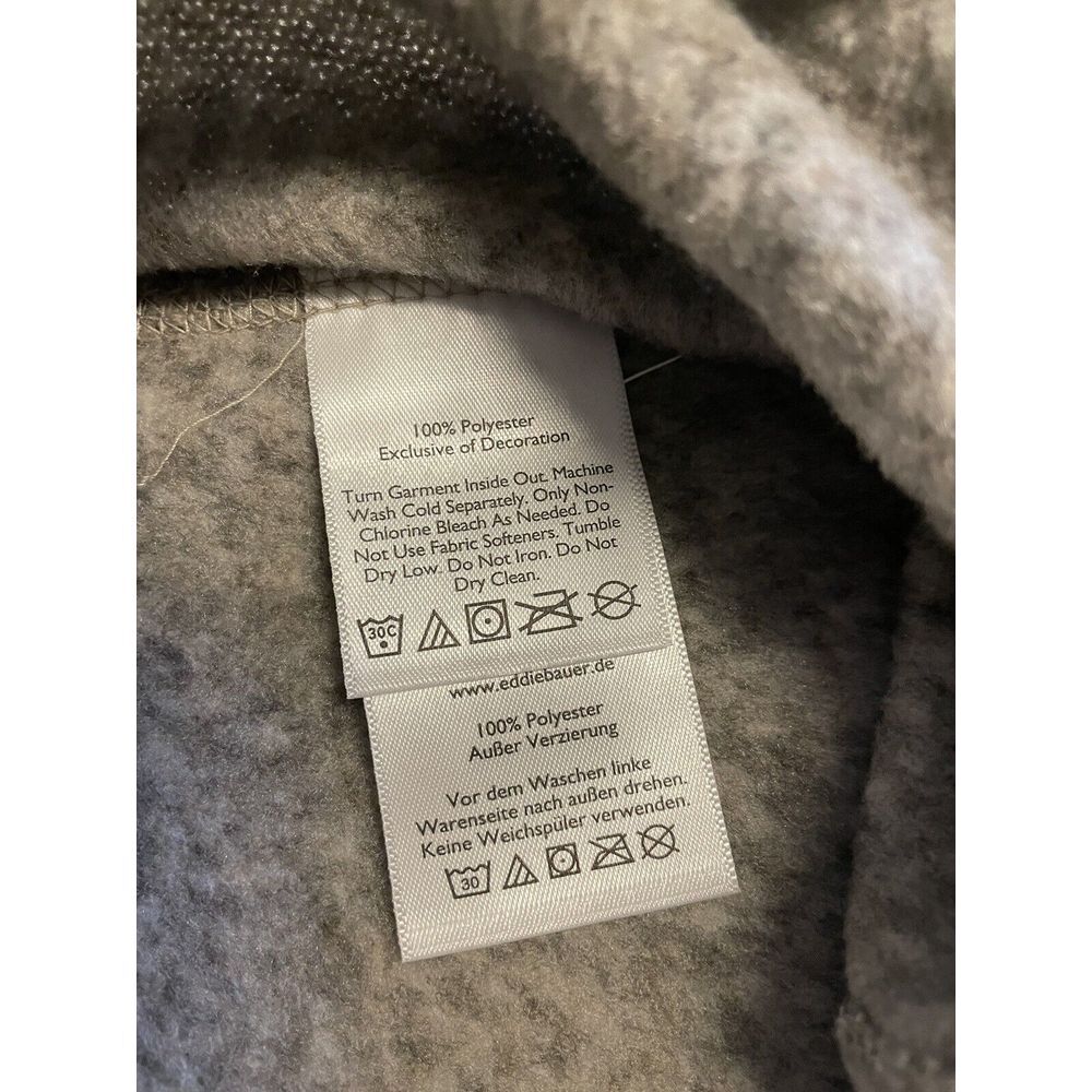 Eddie Bauer Fleece Sweater Quarter Zip Men's Size 2XL Hiking Outdoors - Picture 6 of 11